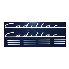 1949 1950 1951 1952 Cadillac White Lettering Valve Cover Decal REPRODUCTION
