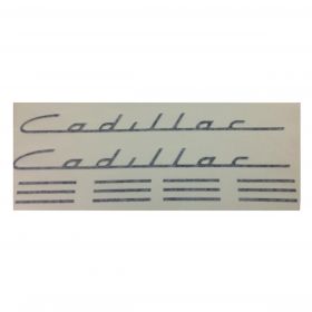 1949 1950 1951 1952 Cadillac Black Lettering Valve Cover Decal REPRODUCTION