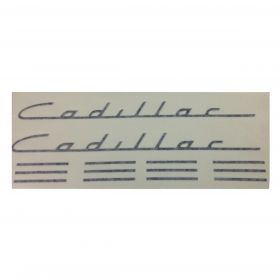 1949 1950 1951 1952 Cadillac Black Lettering Valve Cover Decal REPRODUCTION