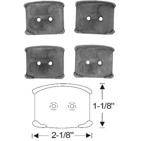 1936 1937 Cadillac Series 70 4-Door Convertible Detachable Center Post Rubber Pads (4 Pieces) REPRODUCTION Free Shipping In The USA