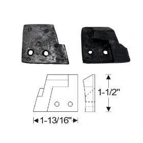 1950 1951 1952  Cadillac Convertible Folding Top Female Hinge Rubber Bumpers 1 Pair REPRODUCTION Free Shipping In The USA