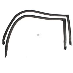 1974 1975 1976 Cadillac Calais and Deville 2-Door Hardtop Coupe Roof Rail Rubber Weatherstrips 1 Pair REPRODUCTION Free Shipping In The USA