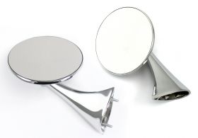 1954 1955 Cadillac Exterior Rear View Mirrors (Best Fit Available) 1 Pair REPRODUCTION Free Shipping In The USA