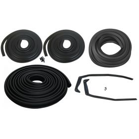 1954 1955 1956 Cadillac Series 62 4-Door Sedan Basic Rubber Weatherstrip Kit (7 Pieces) REPRODUCTION Free Shipping In The USA