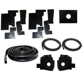 1954 1955 1956 Cadillac Splash Apron And Dust Shield Rubber Kit (12 Pieces) REPRODUCTION Free Shipping In The USA