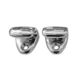 1954 1955 1956 1957 1958 Cadillac Chrome Convertible Sun Visor Retainer Brackets 1 Pair REPRODUCTION Free Shipping In The USA