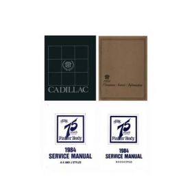 1984 Cadillac Service Manual [CD] REPRODUCTION Free Shipping In The USA