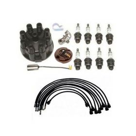 1958 Cadillac (WITHOUT Tri-Power) Deluxe Tune Up Kit With Spark Plug Wires (20 Pieces) REPRODUCTION Free Shipping In The USA