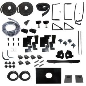 1956 Cadillac Series 62 Sedan Deluxe Rubber Weatherstrip Kit (61 Pieces) REPRODUCTION Free Shipping In The USA