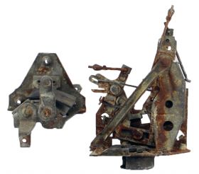 1956 Cadillac Series 62 DeVille Sedan Left Rear Door Lock Assembly USED Free Shipping In The USA 