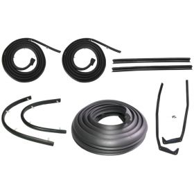 1957 1958 Cadillac Convertible Basic Rubber Weatherstrip Kit (9 Pieces) REPRODUCTION Free Shipping In The USA