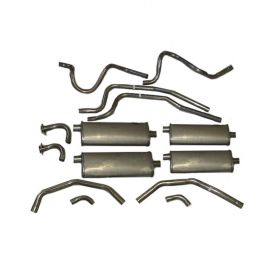 1957 1958 Cadillac Eldorado Brougham Aluminized Dual Exhaust System With 4 Mufflers REPRODUCTION