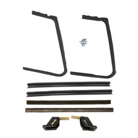 1957 1958 Cadillac Convertible Models Vent Window Rubber Weatherstrip Kit (8 Pieces) REPRODUCTION Free Shipping In The USA