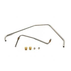 1957 Cadillac Series 62 Carter Carburetor Fuel Lines Set (2 Pieces) Stainless Steel or Original Equipment Design REPRODUCTION Free Shipping In The USA