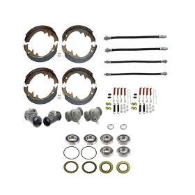 1957 Cadillac (EXCEPT Series 75 Limousine and Commercial Chassis) Master Drum Brake Kit With Bearings and Seals (78 Pieces) REPRODUCTION Free Shipping In The USA
