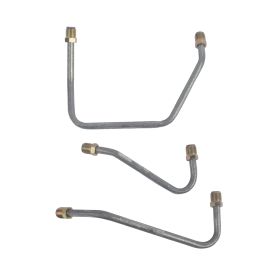 1958 Cadillac Eldorado Tri-Power Carburetor Fuel Lines Set (3 Pieces) Stainless Steel or Original Equipment Design REPRODUCTION Free Shipping In The USA
