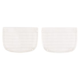 1958 Cadillac Fog Light Lenses WITH Guide Markings 1 Pair REPRODUCTION Free Shipping In The USA