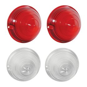 1958 Cadillac (See Details) Tail Light And Back Up Light Lens Set (4 Pieces) REPRODUCTION Free Shipping In The USA