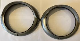 1953 CADILLAC HEADLIGHT BEZELS 1 Pair USED FREE SHIPPING IN THE USA