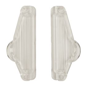 1966 Cadillac (EXCEPT Commercial Chassis) License Plate Lenses 1 Pair REPRODUCTION Free Shipping In The USA