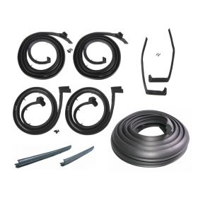 1959 1960 Cadillac 4-Door 6-Window Sedan (See Details) Basic Rubber Weatherstrip Kit (9 Pieces) REPRODUCTION Free Shipping In The USA