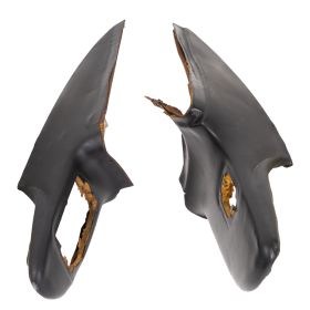 1959 1960 Cadillac (EXCEPT Brougham And Commercial Chassis) Upper Left And Right Instrument Panel Extensions (1 Pair) Black USED Free Shipping in The USA