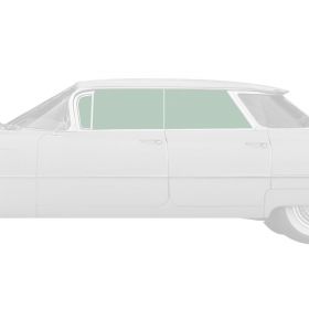 1959 1960 Cadillac 4-Door 4-Window Hardtop Glass Set (6 Pieces) REPRODUCTION Free Shipping In The USA