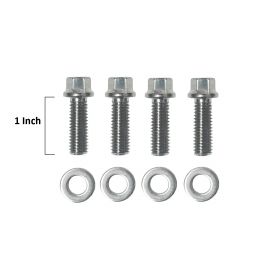 1968 1969 1970 1971 1972 1973 1974 1975 1976 1977 1978 1979 Cadillac Billet Crank Pulley Six Point Hex Head Bolt Kit (8 Pieces) REPRODUCTION Free Shipping In The USA