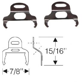 1959 1960 Cadillac 4-Door Models (See Details) Door Weatherstrip Fastener Retainer Clips 1 Pair REPRODUCTION