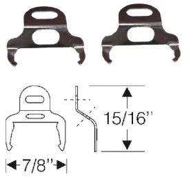 1959 1960 Cadillac 4-Door Models (See Details) Door Weatherstrip Fastener Retainer Clips 1 Pair REPRODUCTION