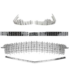 1960 Cadillac (See Details) Front And Rear Grille Kit (7 Pieces) REPRODUCTION