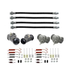 1960 Cadillac (EXCEPT Commercial Chassis) Standard Drum Brake Kit (60 Pieces) REPRODUCTION Free Shipping In The USA 