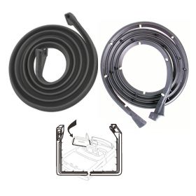 1961 1962 Cadillac 2-Door Models Door Rubber Weatherstrips 1 Pair REPRODUCTION Free Shipping In The USA
