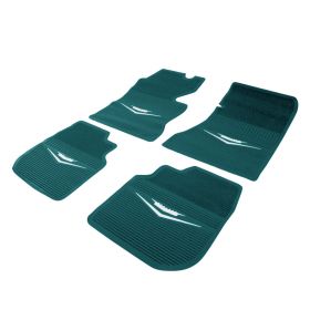 1961 1962 1963 1964 Cadillac Aqua Rubber Floor Mats (4 Pieces) [Ready To Ship] REPRODUCTION Free Shipping In The USA