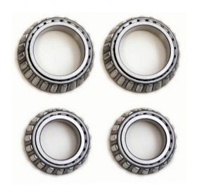 1961 1962 1963 1964 1965 1966 1967 1968 Cadillac Disc Brake Inner and Outer Front Wheel Bearings Set (4 Pieces) REPRODUCTION Free Shipping In The USA