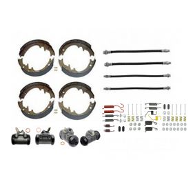 1961 Cadillac (EXCEPT Commercial Chassis) Deluxe Drum Brake Kit (78 Pieces) REPRODUCTION Free Shipping In The USA