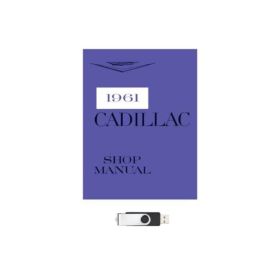1961 Cadillac Service Manual [USB Drive] REPRODUCTION Free Shipping In The USA