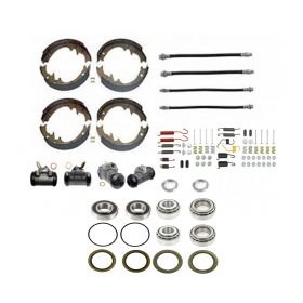 1961 Cadillac (EXCEPT Commercial Chassis) Master Drum Brake Kit With Bearings and Seals (92 Pieces) REPRODUCTION Free Shipping In The USA