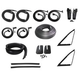 1963 1964 Cadillac Series 62 and Deville 4-Door 6-Window Sedan Advanced Rubber Weatherstrip Kit (18 Pieces) REPRODUCTION Free Shipping In The USA