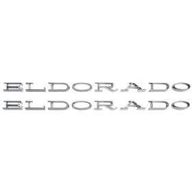1963 1964 1965 1966 Cadillac Eldorado Fender Letters 1 Pair REPRODUCTION Free Shipping In The USA  