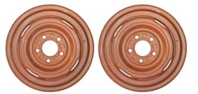 1965 1966 1967 Cadillac Steel Wheel Rims 1 Pair USED