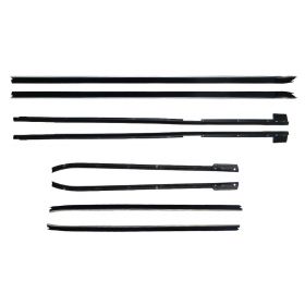 1965 1966 Cadillac 2-Door Coupe Window Sweep Set (8 Pieces) REPRODUCTION Free Shipping In The USA