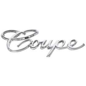 1965 1966 1967 1968 1969 1970 Cadillac Coupe DeVille "Coupe" Rear Quarter Script REPRODUCTION Free Shipping In The USA