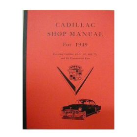 1949 Cadillac Shop Manual REPRODUCTION Free Shipping In The USA