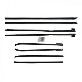 1967 1968 Cadillac Deville Convertible Window Sweep Set (8 Pieces) REPRODUCTION Free Shipping In The USA