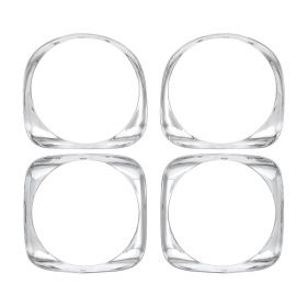 1966 Cadillac Headlight Bezel Set (4 Pieces) REPRODUCTION Free Shipping In The USA