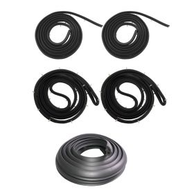 1967 1968 Cadillac Series 75 Limousine Basic Rubber Weatherstrip Kit (5 Pieces) REPRODUCTION Free Shipping In The USA 