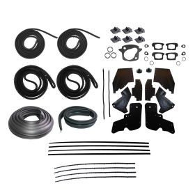 1967 1968 Cadillac Series 75 Limousine Deluxe Rubber Weatherstrip Kit (48 Pieces) REPRODUCTION Free Shipping In The USA