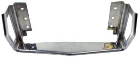 1967 Cadillac (EXCEPT Eldorado and Commercial Chassis) Rear Bumper License Plate Mounting Escutcheon USED Free Shipping In The USA