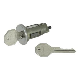 1968 Cadillac Ignition Lock Cylinder And Two Octagon Keys Set (3 Pieces) REPRODUCTION Free Shipping In The USA